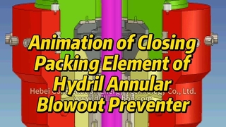 Hydril Annular BOP Packing Element Animation