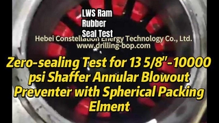 Zero-sealing Test for 13 5/8