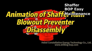 Shaffer Ram BOP Disassembly Animation